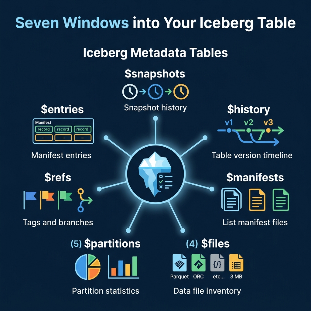 Banner image for article: Apache Iceberg Metadata Tables: Querying the Internals