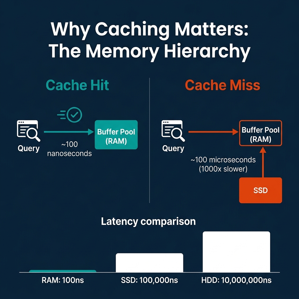 Banner image for article: Buffer Pools, Caches, and the Memory Hierarchy