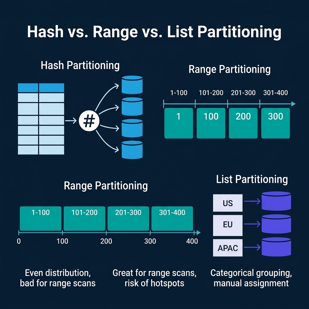 Banner image for article: Partitioning, Sharding, and Data Distribution Strategies